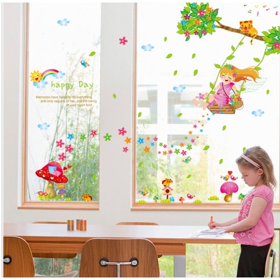Sticker decorativ, Happy day 110 cm, 145STK