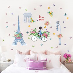 Sticker decorativ, I Love Paris  138 cm, 122STK