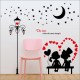 Sticker  decorativ  Indragostiti pe banca