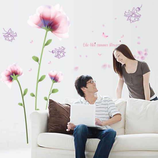 Sticker decorativ, Like summer flower 148 cm, 75STK Sticker decorativ, Like summer flower 148 cm, 75STK