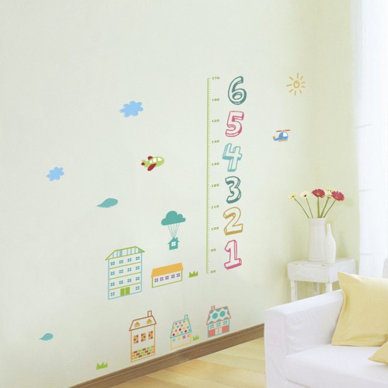 Sticker decorativ, Masuratoare cu animalute 125 cm, 142STK