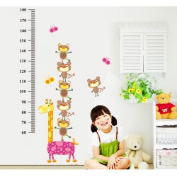 Sticker decorativ, Masuratoare cu animalute 140 cm, 132STK