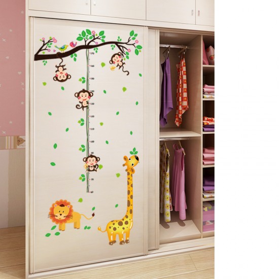 Sticker decorativ, Masuratoare cu animalute, 150 cm, 90STK