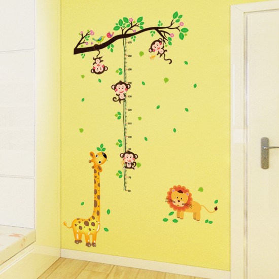 Sticker decorativ, Masuratoare cu animalute, 150 cm, 90STK