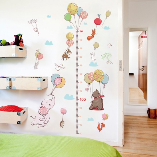 Sticker decorativ, Masuratoare cu animalute, 155 cm, 85STK
