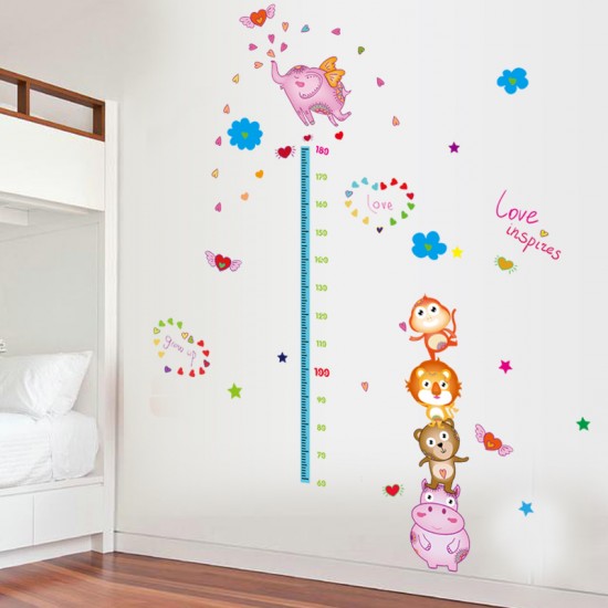Sticker decorativ, Masuratoare cu animalute, 176 cm, 86STK