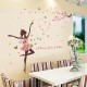 Sticker decorativ, Printesa cu fluturi, 140 cm, 721STK