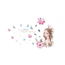Sticker decorativ, Stylish girls 118 cm, 155STK