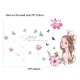 Sticker decorativ, Stylish girls 118 cm, 155STK