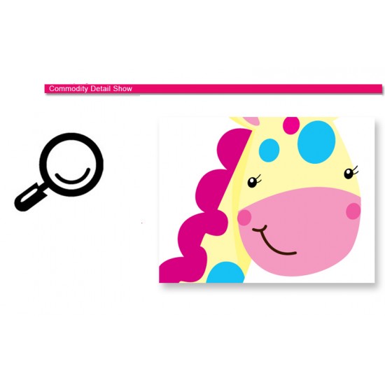 Sticker decorativ, copacel cu animalute 180 cm, 57STK