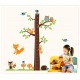 Sticker decorativ, copacelu cu animalutele padurii 185 cm, 78STK