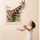Sticker decorativ, fereastra cu girafa 79 cm, 58STK Sticker decorativ, fereastra cu girafa 79 cm, 58STK