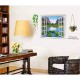 Sticker decorativ, fereastra deschisa spre padure  110 cm, 113STK