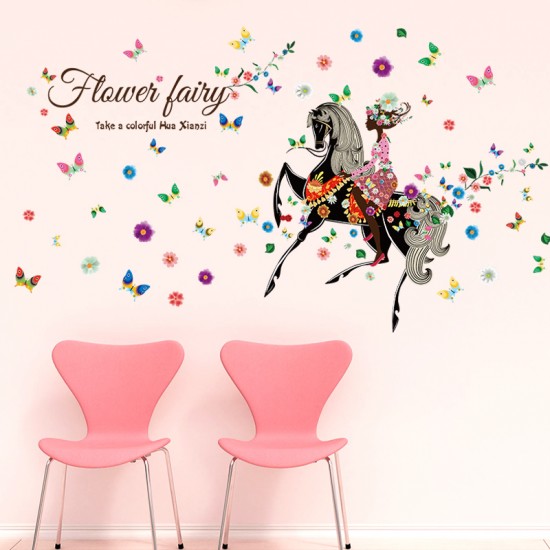 Sticker decorativ, flower fairy 142 cm, 72STK Sticker decorativ, flower fairy 142 cm, 72STK