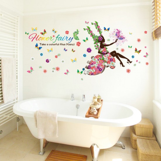 Sticker decorativ, flower fairy 170 cm, 71STK
