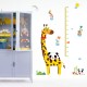 Sticker decorativ, masuratoare cu animalute 150 cm, 77STK Sticker decorativ, masuratoare cu animalute 150 cm, 77STK