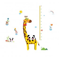 Sticker decorativ, masuratoare cu animalute 150 cm, 77STK