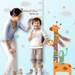 Sticker decorativ, masuratoare cu animalute 160 cm, 121STK