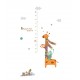 Sticker decorativ, masuratoare cu animalute 160 cm, 121STK