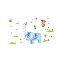 Sticker decorativ, masuratoare cu animalute  230 cm, 110STK