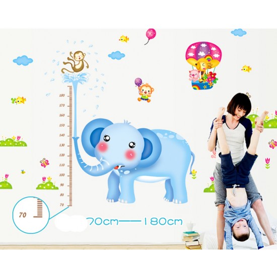 Sticker decorativ, masuratoare cu animalute  230 cm, 110STK