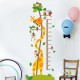 Sticker decorativ, masuratoare cu  girafa si maimutele 160 cm, 61STK