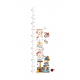 Sticker decorativ, masuratoare cu pisicute 180 cm, 80STK