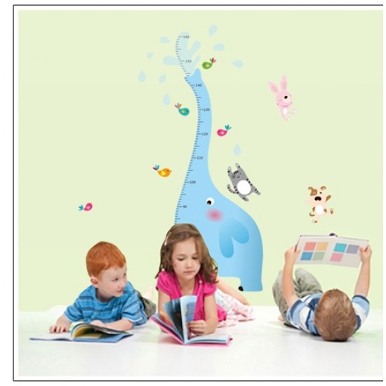Sticker decorativ, masuratoare in forma de elefant 130 cm, 115STK