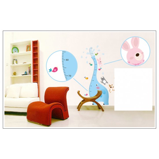 Sticker decorativ, masuratoare in forma de elefant 130 cm, 115STK