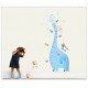 Sticker decorativ, masuratoare in forma de elefant 130 cm, 115STK