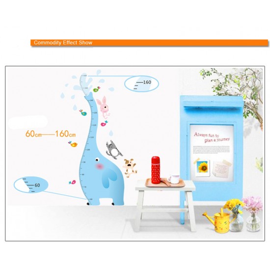 Sticker decorativ, masuratoare in forma de elefant 130 cm, 115STK