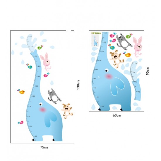 Sticker decorativ, masuratoare in forma de elefant 130 cm, 115STK