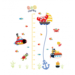 Sticker decorativ, masuratoare submarine 150 cm, 124STK Sticker decorativ, masuratoare submarine 150 cm, 124STK