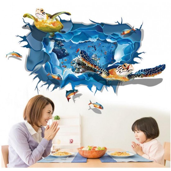 Sticker decorativ, ocean cu broscute 110 cm, 59STK Sticker decorativ, ocean cu broscute 110 cm, 59STK