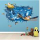 Sticker decorativ, ocean cu broscute 110 cm, 59STK Sticker decorativ, ocean cu broscute 110 cm, 59STK