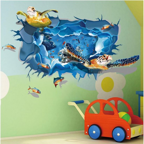 Sticker decorativ, ocean cu broscute 110 cm, 59STK Sticker decorativ, ocean cu broscute 110 cm, 59STK