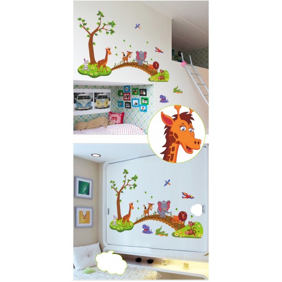 Sticker decorativ , podul cu animalute 135 cm, 96STK Sticker decorativ , podul cu animalute 135 cm, 96STK