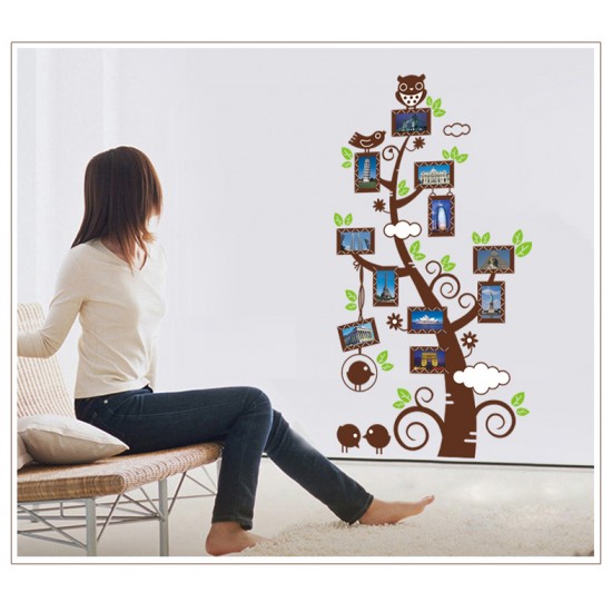Sticker decorativ, pom cu 11 rame foto 110 cm, 114STK Sticker decorativ, pom cu 11 rame foto 110 cm, 114STK