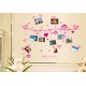 Sticker decorativ, sarma intinsa cu 9 rame foto 180 cm, 117STK