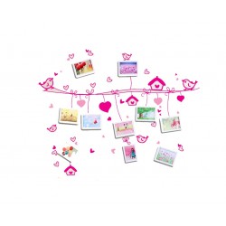 Sticker decorativ, sarma intinsa cu 9 rame foto 180 cm, 117STK