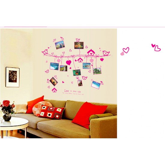 Sticker decorativ, sarma intinsa cu 9 rame foto 180 cm, 117STK
