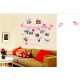 Sticker decorativ, sarma intinsa cu 9 rame foto 180 cm, 117STK
