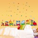 Sticker decorativ, trenuletul cu animale 175 cm, 105STK