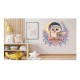 Sticker decorativ, Bufnita, Multicolor, 60 cm, 1296STK-4