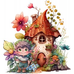 Sticker decorativ, Baiat, Multicolor, 65 cm, 1297STK-4