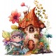 Sticker decorativ, Baiat, Multicolor, 65 cm, 1297STK-4