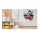 Sticker decorativ, Buze, Mov, 70 cm, 1299STK-1