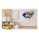 Sticker decorativ, Buze, Verde, 70 cm, 1299STK-2