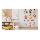 Sticker decorativ, Printese, Albastru, 90 cm, 1300STK