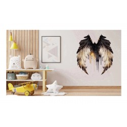 Sticker decorativ, Aripi, Maro, 70 cm, 1303STK-3 Sticker decorativ, Aripi, Maro, 70 cm, 1303STK-3